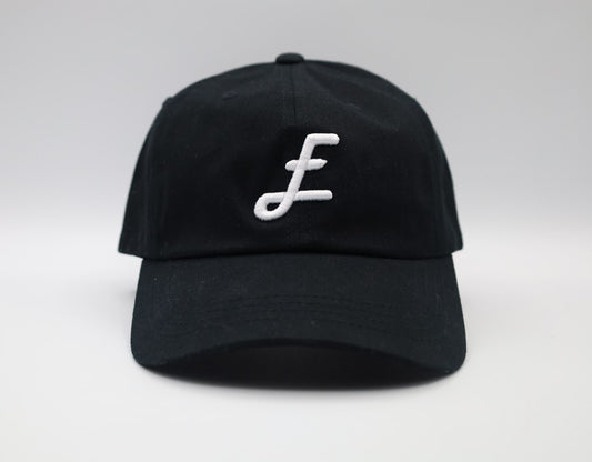 Enthusiast Black "E" (Dad Hat)
