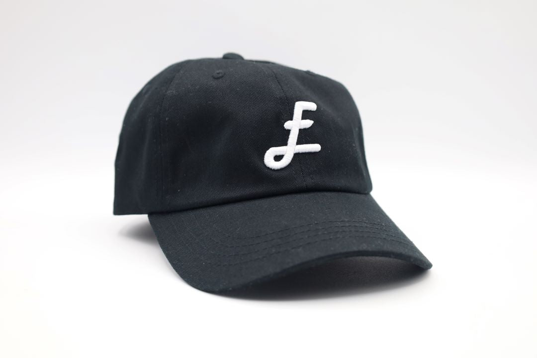 Enthusiast Black "E" (Dad Hat)