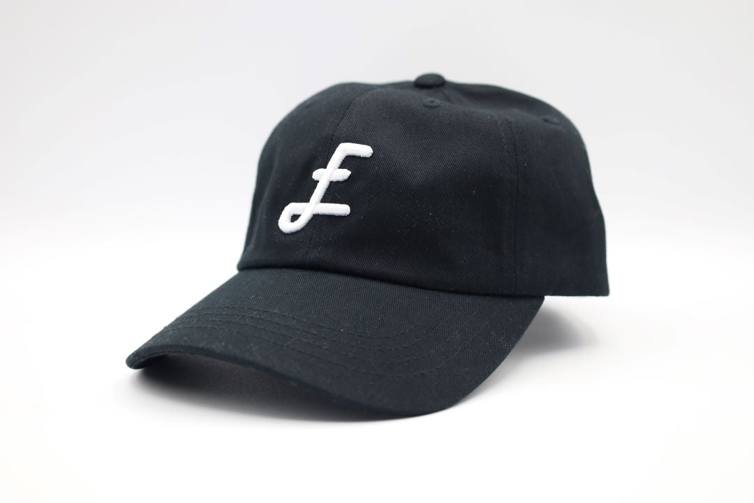 Enthusiast Black "E" (Dad Hat)